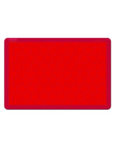 Uitrolmat Inspiration, Hittebestendig, Rood Silicone