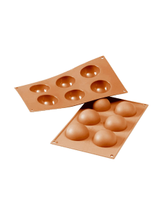 Flex Bakmat 6 halve bol Ø6 cm.