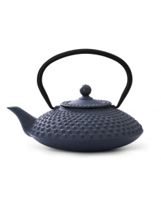 Japanse Theepot Gietijzer Xilin blauw 1,25L