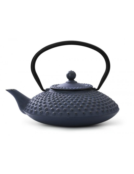 Japanse Theepot Gietijzer Xilin blauw 1,25L