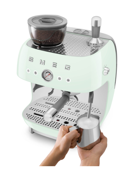Smeg Espressomachine pastelgroen