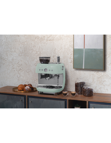 Smeg Espressomachine pastelgroen