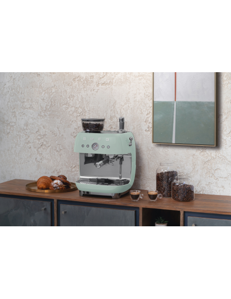 Smeg Espressomachine pastelgroen