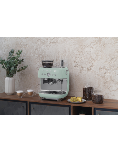 Smeg Espressomachine pastelgroen