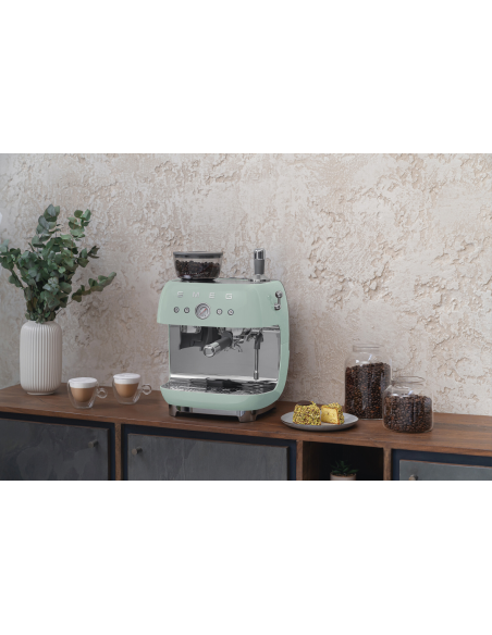 Smeg Espressomachine pastelgroen