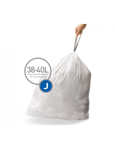 Simplehuman Sure Fit Liner Code J 38-40L 20 Stuks