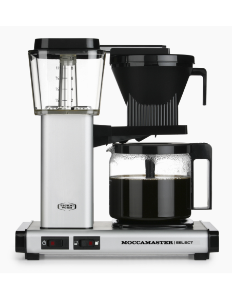 Technivorm Moccamaster KBG Select mat zilver gelakt