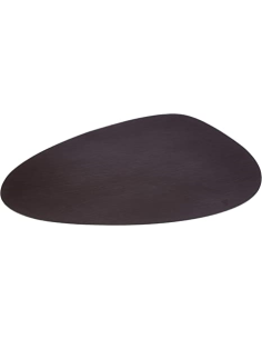 Placemat Gerecycled Leder Bruin Kiezel