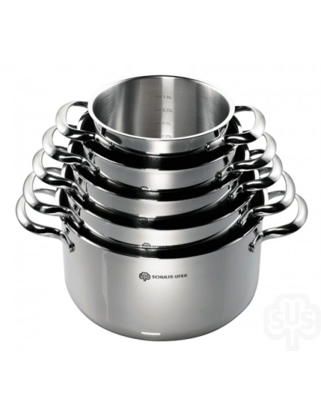 Kookpan laag Romana-i 20 cm. met deksel