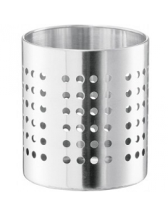 Bestekhouder RVS Ø 12 x 13 cm