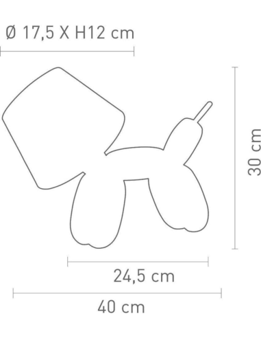 Doggy Tafellamp Koper