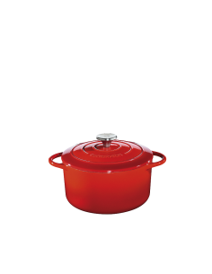 KP Gietijzeren Braadpan RD 24cm rood