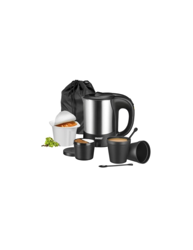 Compacte waterkoker 0,5L. 12-240 Volt