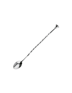 Barlepel met stamper RVS 27 cm