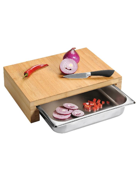 CHEFS&CO Snijplank met opvangbak