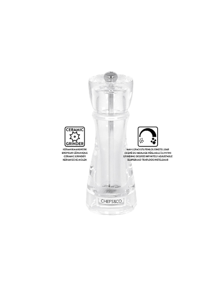CHEFS&CO Peper/zoutmolen 16cm