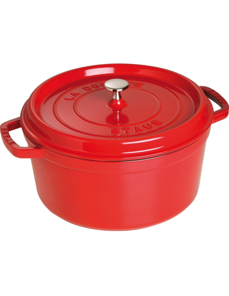 Staub Ronde Braadpan Kers 30 cm