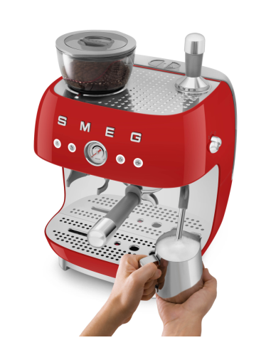 Smeg Espressomachine rood