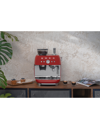 Smeg Espressomachine rood