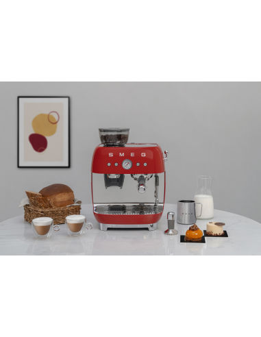 Smeg Espressomachine rood