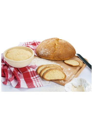 Broodrijsmand Rotan rond 25 cm