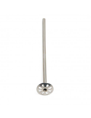 Tonicstamper RVS met rietje per stuk