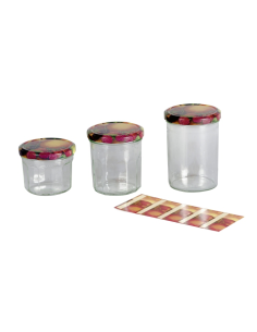 Set van 6 inmaakpot Facet 324 ml.