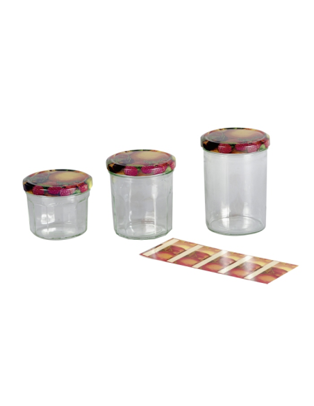 Set van 6 inmaakpot Facet 324 ml.