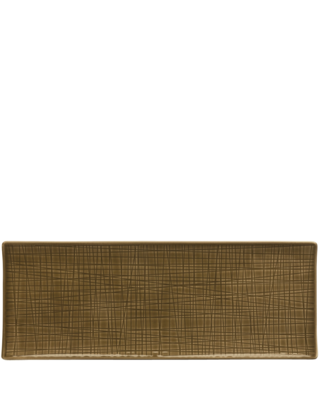 Rosenthal Mesh Vlakke Schaal 34 x 13 cm Walnut