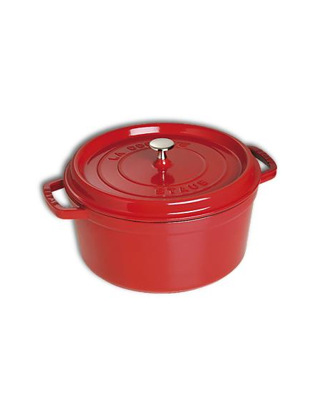 Staub Ronde Braadpan Kers 24 cm
