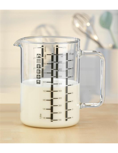 Maatbeker laboratoriumglas 0,5 L