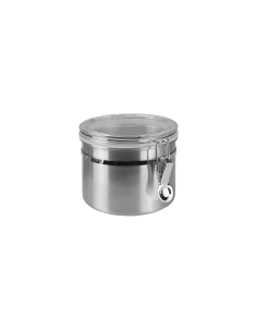 RVS Voorraadpot 700 ml, met acryl deksel