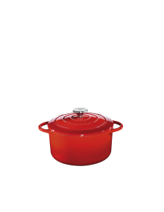 KP Gietijzeren Braadpan RD 22cm rood