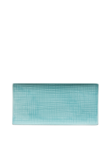 Rosenthal Mesh Vlakke Schaal 26 x 13 cm Aqua