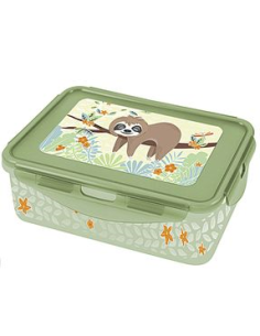 Leuke Lunchbox Luiaard met 2 inzetten