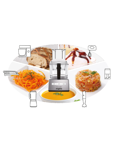 Magimix Foodprocessor Cs 4200XL Rood