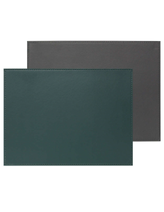 Placemat 40 x 30 cm Petrol/Antraciet