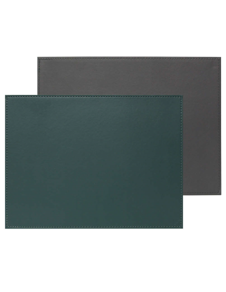 Placemat 40 x 30 cm Petrol/Antraciet