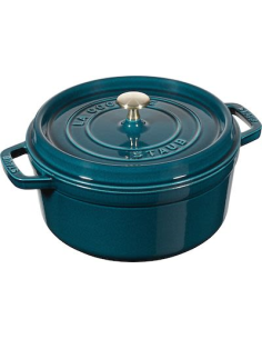 Staub Braadpan rond 24 cm La Mer