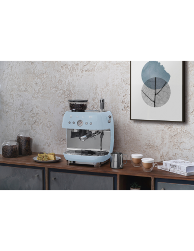 Smeg Espressomachine blauw