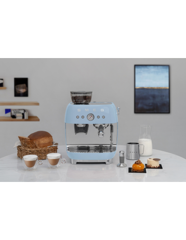 Smeg Espressomachine blauw