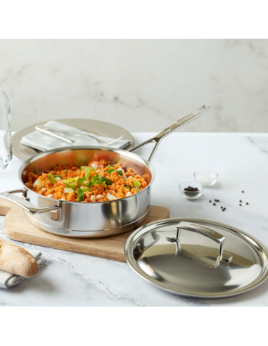 Demeyere Silver lage Sauteuse 24 cm m.d.