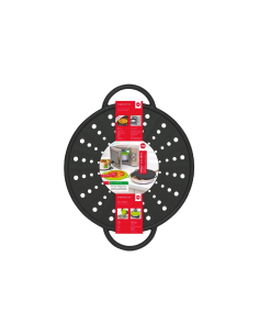 Siliconen Spatdeksel 21 cm Zwart