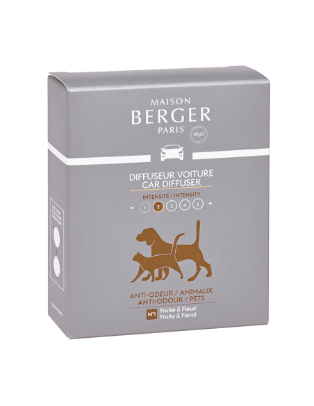 Maison Berger Autoparfum Navulling 2x  Anti-Dierengeurtjes