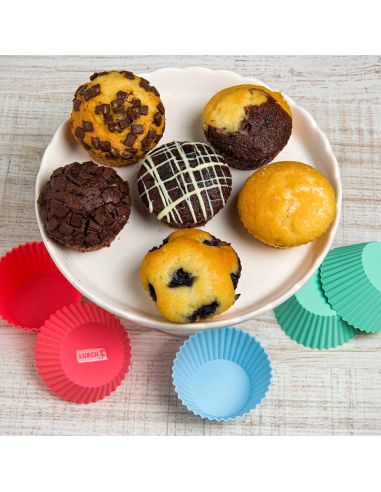 Set-12 Flexibele Muffinvormpjes