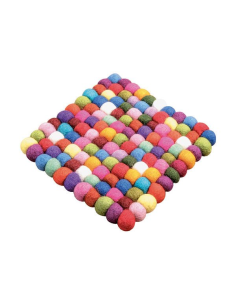 Onderzetter Vilt Multicolor 20x20cm