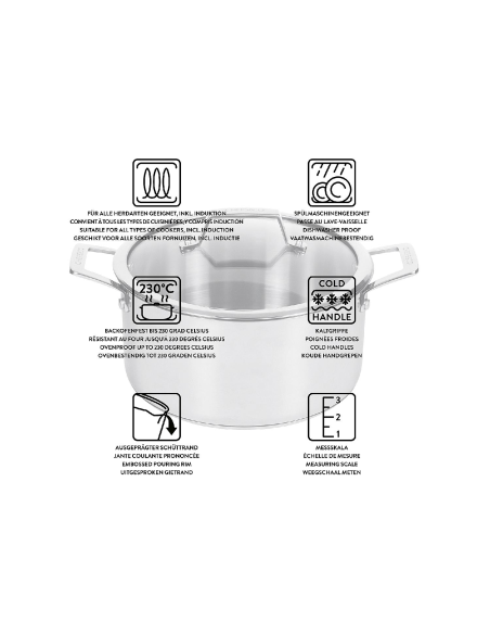 CHEFS&CO Kookpan m.d 3,1 L 20cm