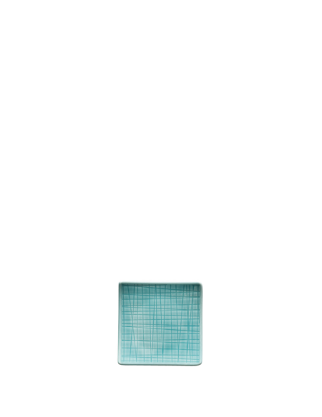 Rosenthal Mesh Side Plate Vierkant 9 cm Aqua