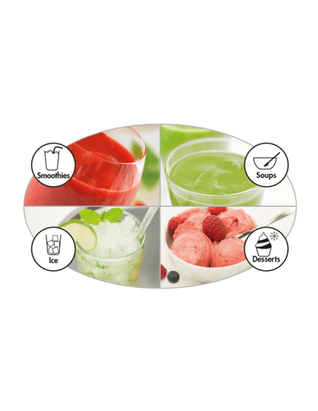 Magimix Power Blender Mat Chroom, 22.000 toeren