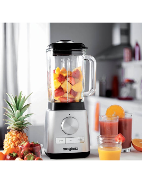 Magimix Power Blender Mat Chroom, 22.000 toeren